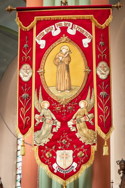 Vaandel van de Derde Orde van de H. Franciscus © M.R.