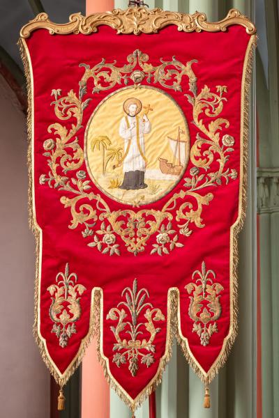 Vaandel van het Genootschap van de H. Franciscus Xaverius. © M.R.