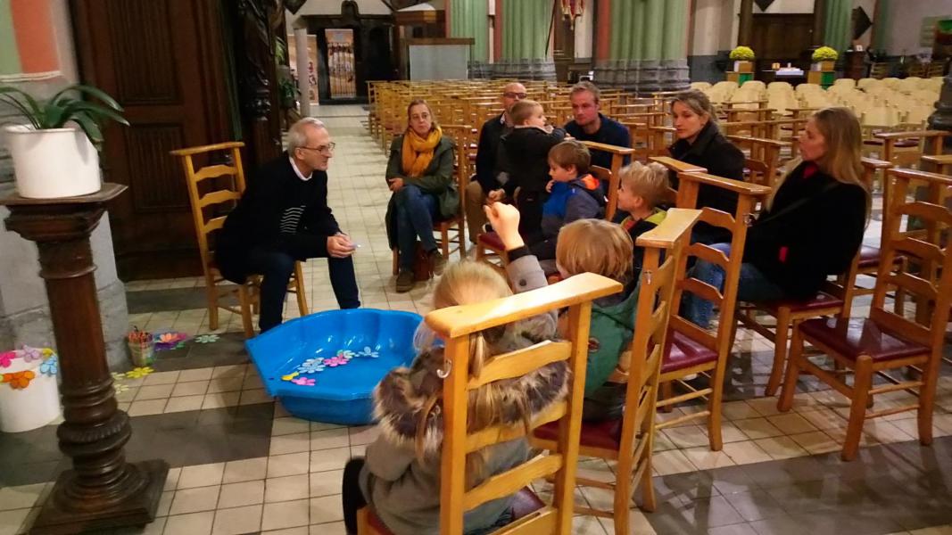 Op weg naar de eerste communie © A.D.P.