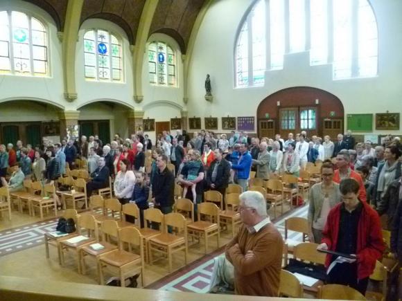 Dankviering 5 juni 2016 eerste communicanten en vormelingen Lutselus en Rooierheide 