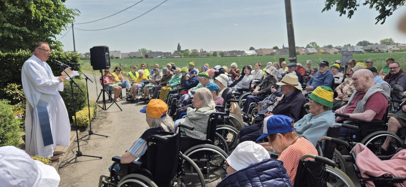 Mariahulde voor wzc Amphora aan hoeve Schauttewalle 