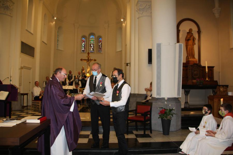 Huldiging Marc en Erik © Sint-Ceciliakoor