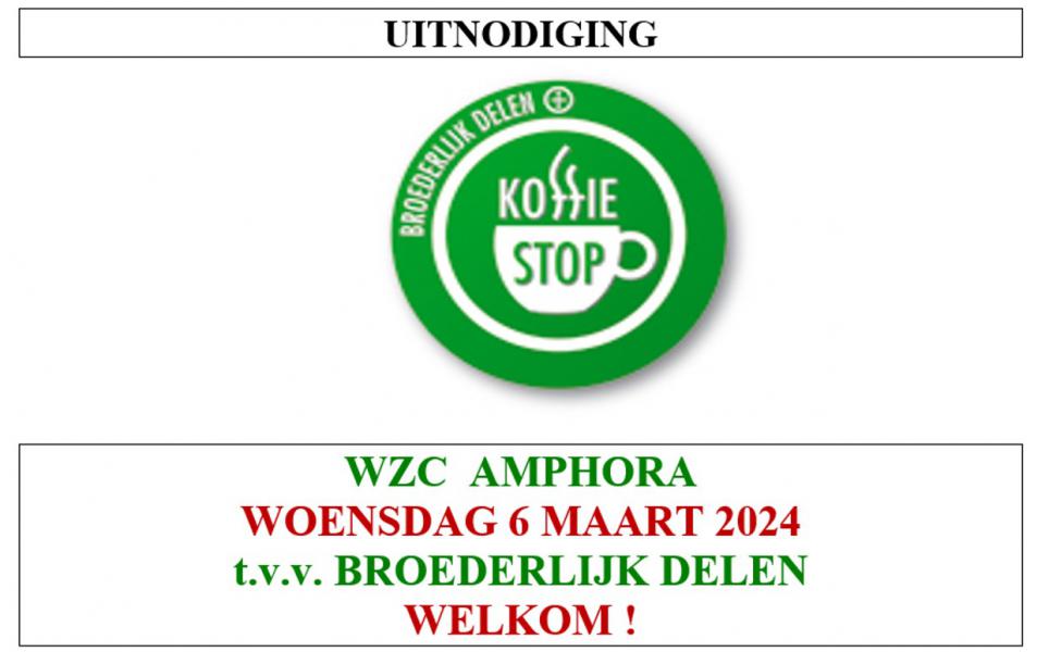 Koffiestop in wzc Amphora 