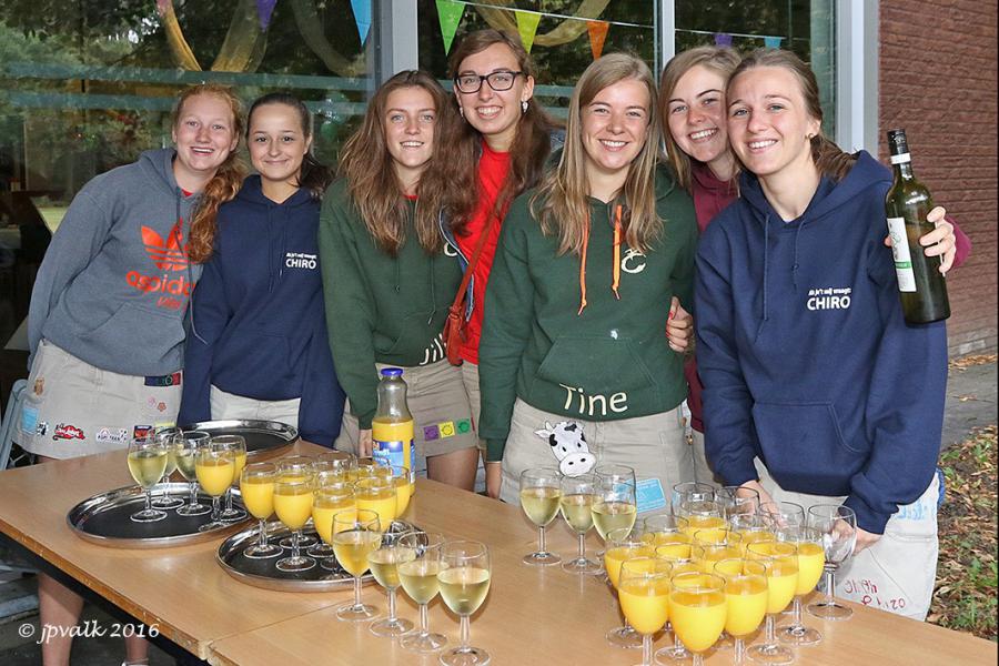 Nadien was er een eenvoudige receptie, zoals altijd konden we rekenen op de leid