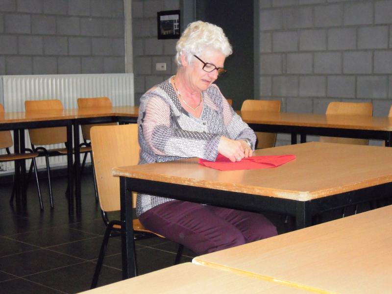 Servetten plooien 