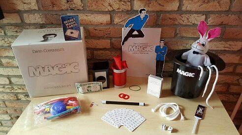 De goocheldozen die gesponsord werden 