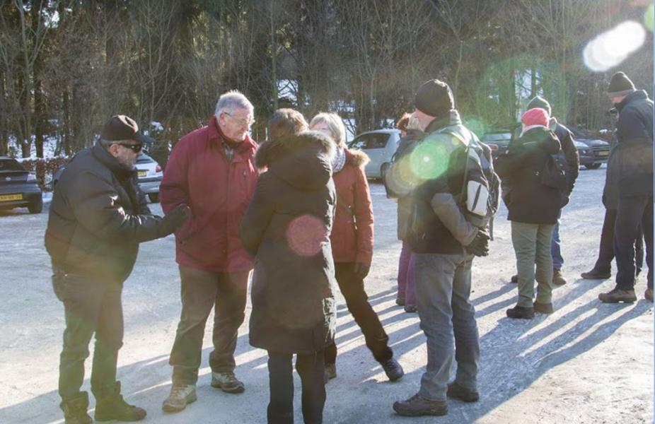 De winterwandeling van KWB 