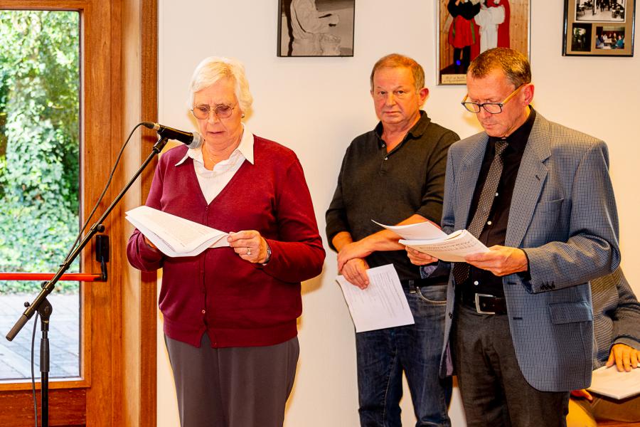 De namiddag begon met een gebedsviering © Jan J. Holvoet 