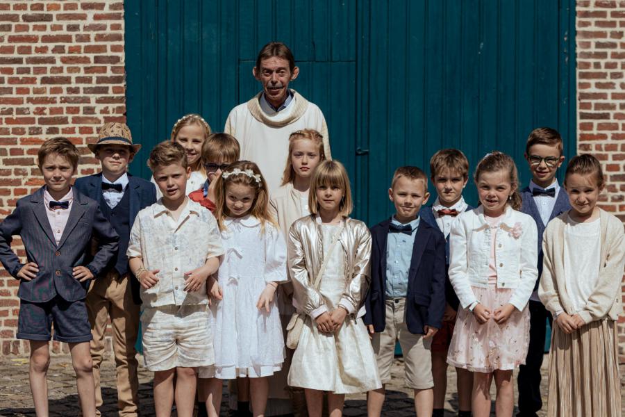 Eerste Communiecantjes Sint Martinus in Wilsele Dorp 2023 © Pastorale zone Leuven aan de Dijle