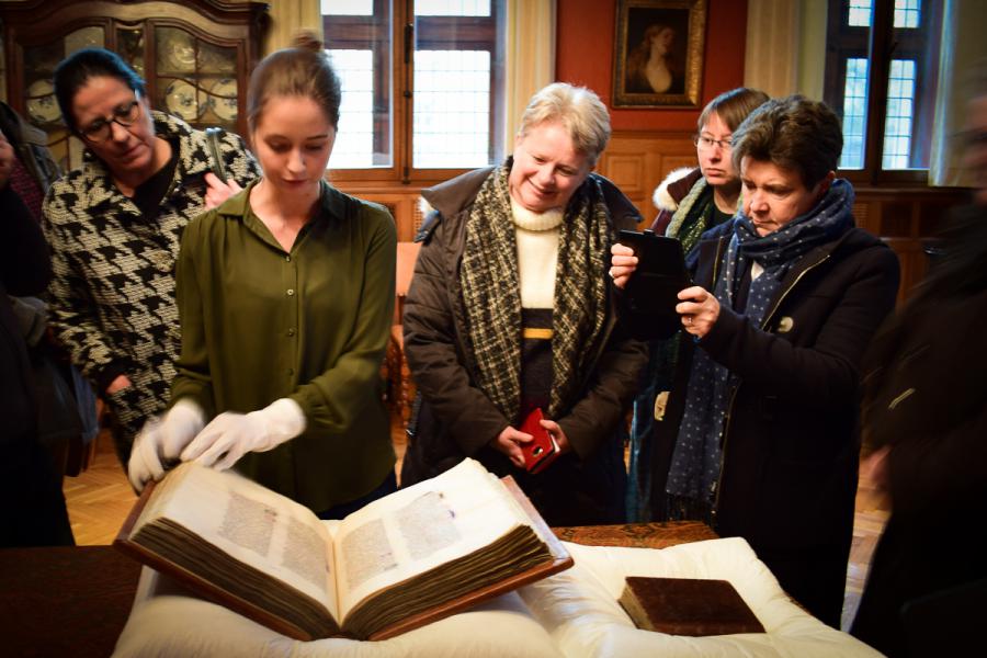 Bisdommedewerkers ontdekken Grootseminarie Ten Duinen © Sim D’Hertefelt - Bisdom Brugge