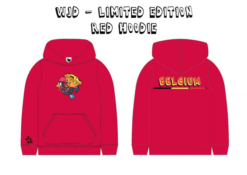 WJD-Belgium hoodie (trui met kap) - limited edition 