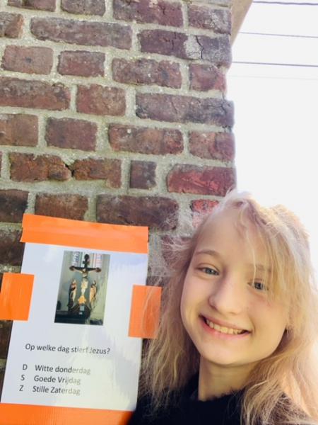 Zoektocht vormelingen Sente 2021 © vormselcatechese Sente