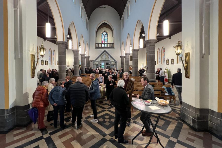 Dankviering in de Sint-Agathakerk voor Pater Dirk De Vis ter gelegenheid van zijn pensionering © Pastorale zone Leuven aan de Dijle
