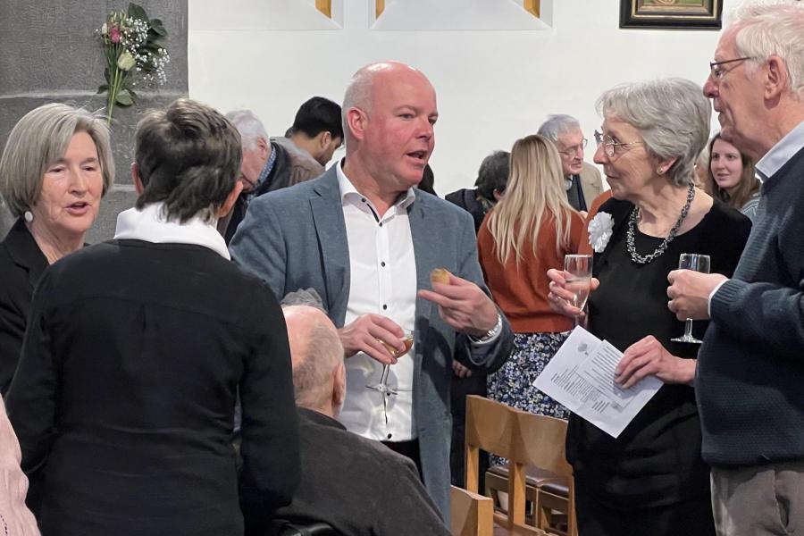 Dankviering in de Sint-Agathakerk voor Pater Dirk De Vis ter gelegenheid van zijn pensionering © Pastorale zone Leuven aan de Dijle