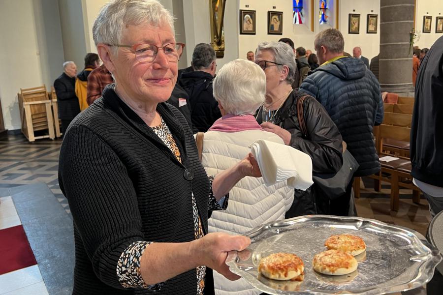 Dankviering in de Sint-Agathakerk voor Pater Dirk De Vis ter gelegenheid van zijn pensionering © Pastorale zone Leuven aan de Dijle