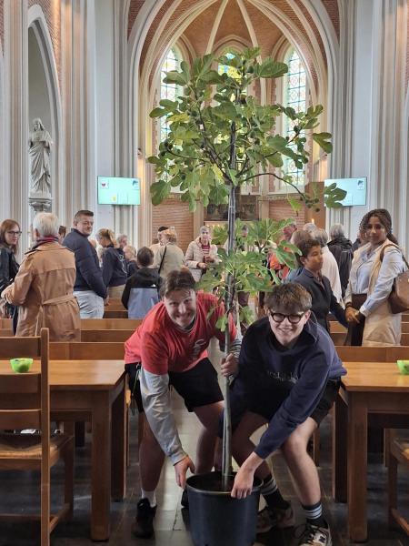 De vijgenboom wordt de kerk uit gedragen © RvH