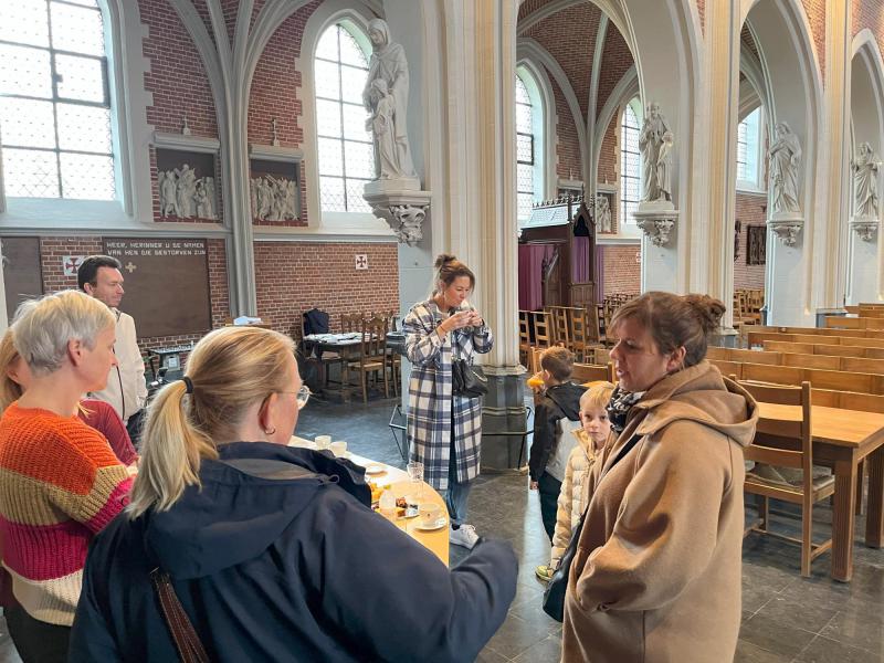 Kerkverkenning van de eerste communicanten © RvH