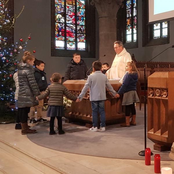 Kerstviering 2019 in onze Sint-Bartholomeuskerk van Kortemark © Federatie Krekedal Kortemark