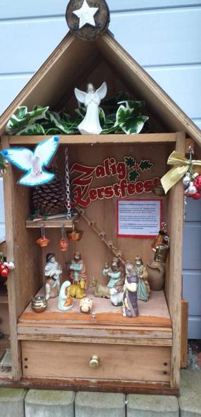 Kerststal buiten © Alexander Vandaele