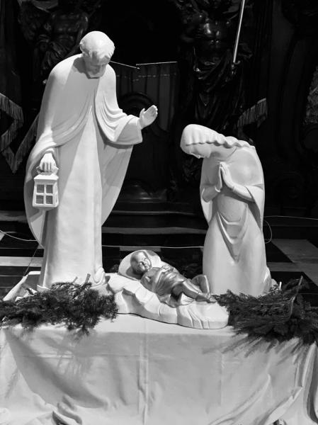 Kerststal in de Abdijkerk Ninove © Alexander Vandaele