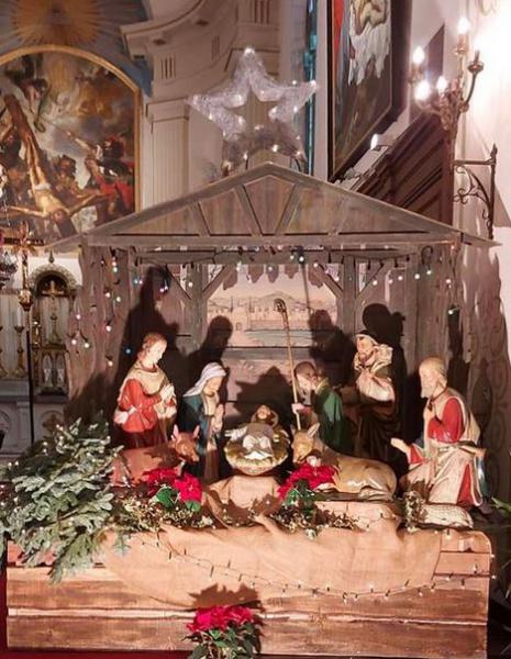 Kerststal in de kerk van Denderwindeke © Alexander Vandaele