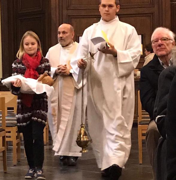 Intocht met het kindje Jezus © Peter