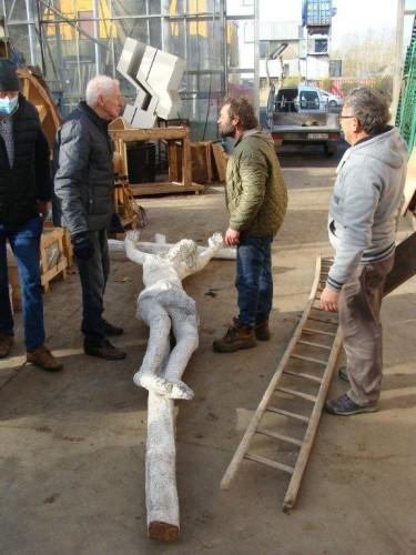 Kruis uit de vroegere kerk van het Kalf 