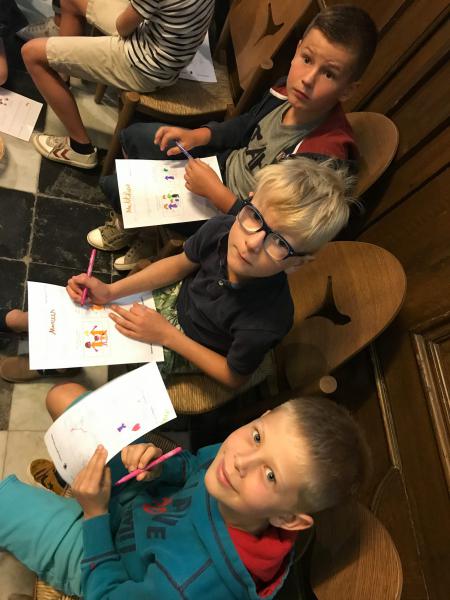 Kinderwoorddienst in de Abdijkerk © Alexander Vandaele