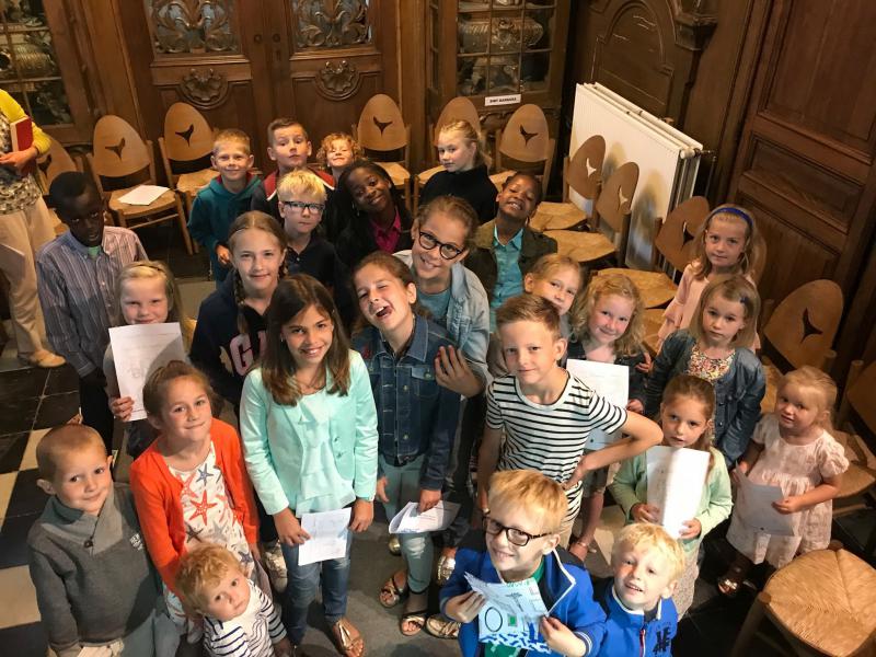 Kinderwoorddienst in de Abdijkerk © Alexander Vandaele