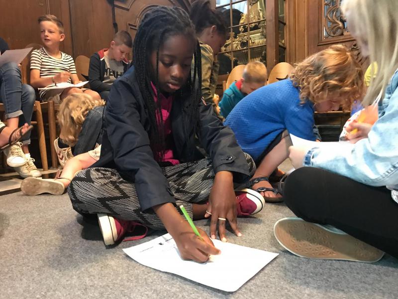 Kinderwoorddienst in de Abdijkerk © Alexander Vandaele