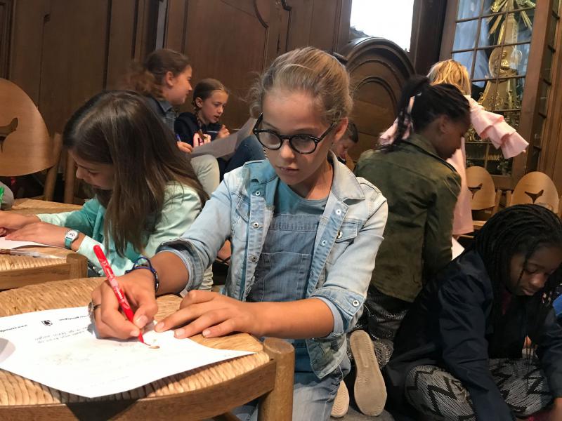 Kinderwoorddienst in de Abdijkerk © Alexander Vandaele