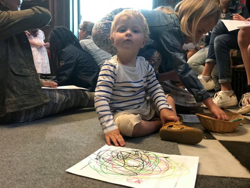 Kinderwoorddienst in de Abdijkerk © Alexander Vandaele