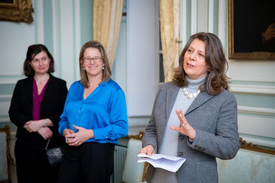 Prof. Bénédicte Lemmelijn, decaan van de Faculteit Theologie en Religiewetenschappen © KU Leuven