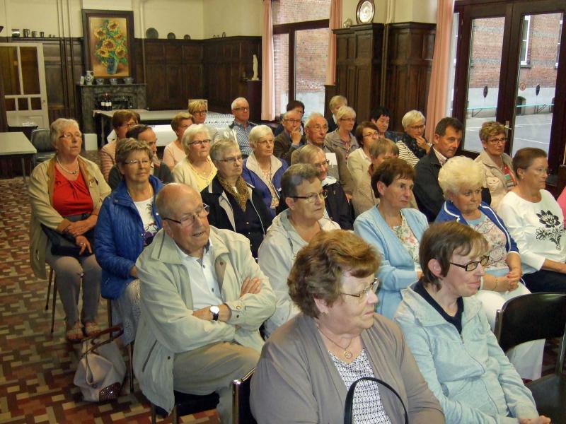 Infovergadering bedevaart naar Lourdes © E.H. Michel Bekaert