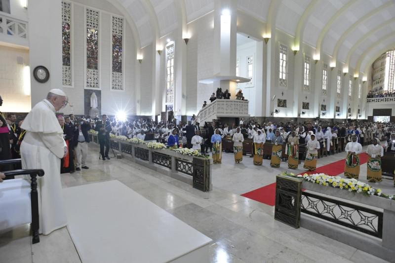 De kathedraal van de Onbevlekte Ontvangenis in Maputo © Vatican Media