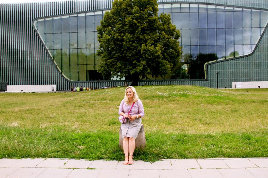 Magda, vrijwilliger bij POLIN in Warschau © IJD