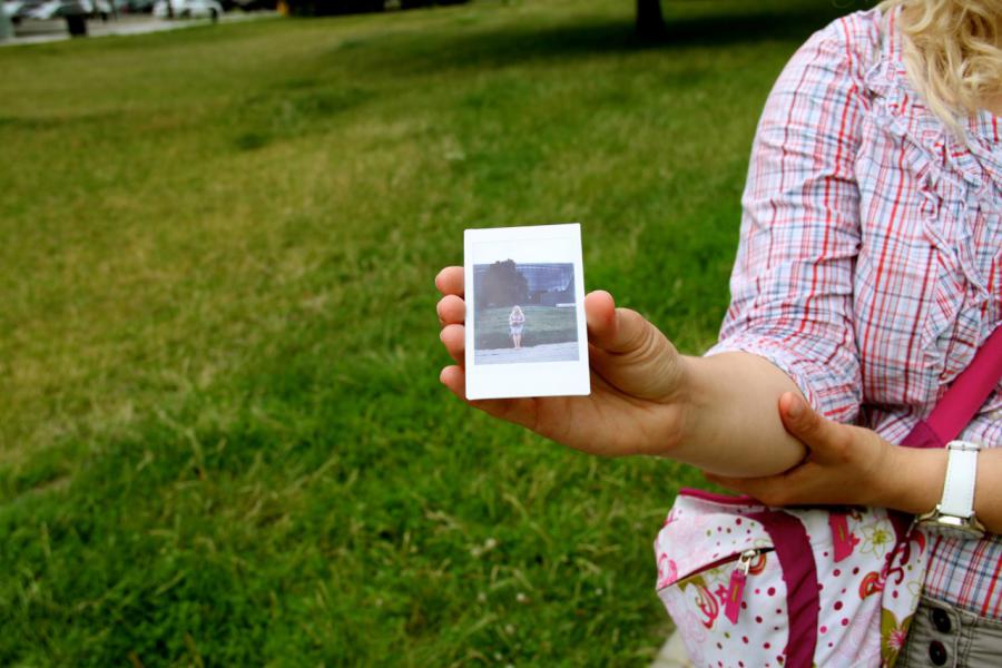 De polaroid van Magda © IJD
