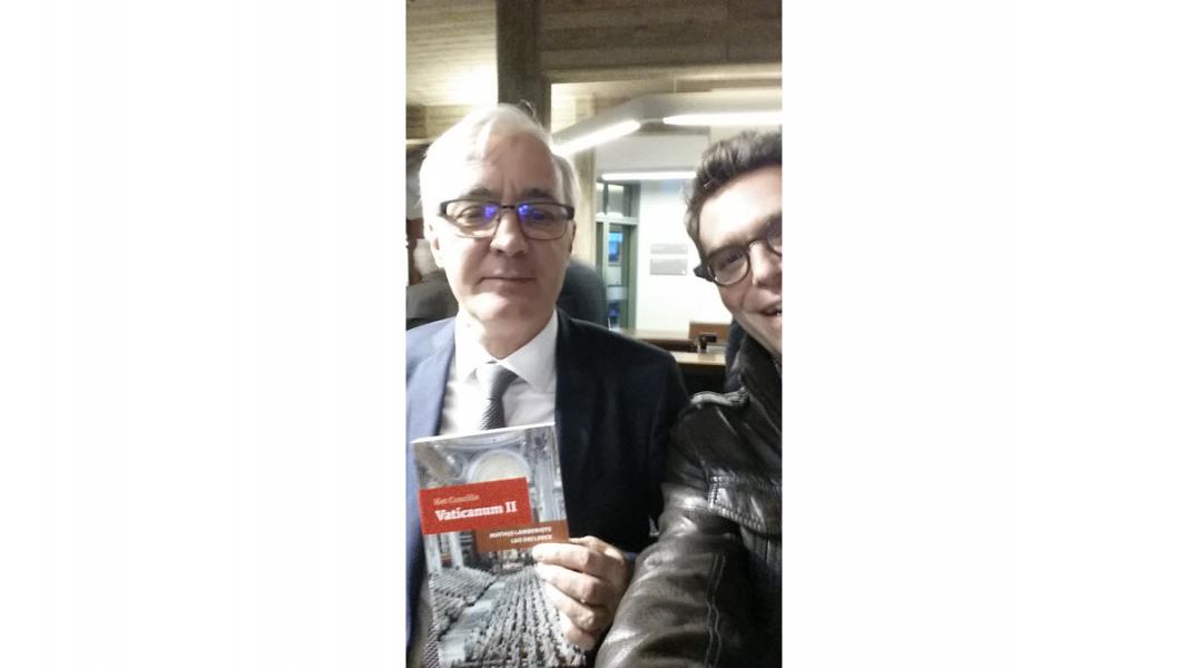 Selfie met auteur Mathijs Lamberigts