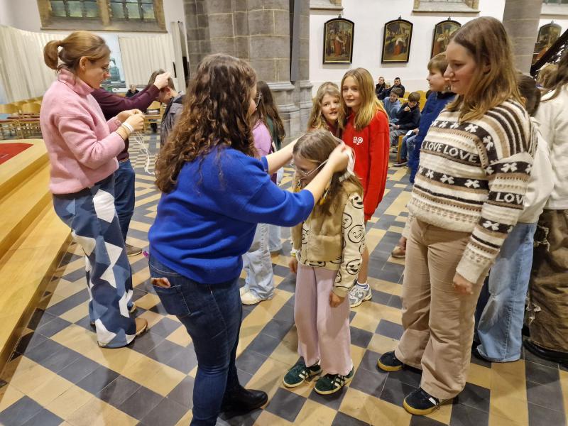 Naamopgave vormelingen © Thierry Christiaens