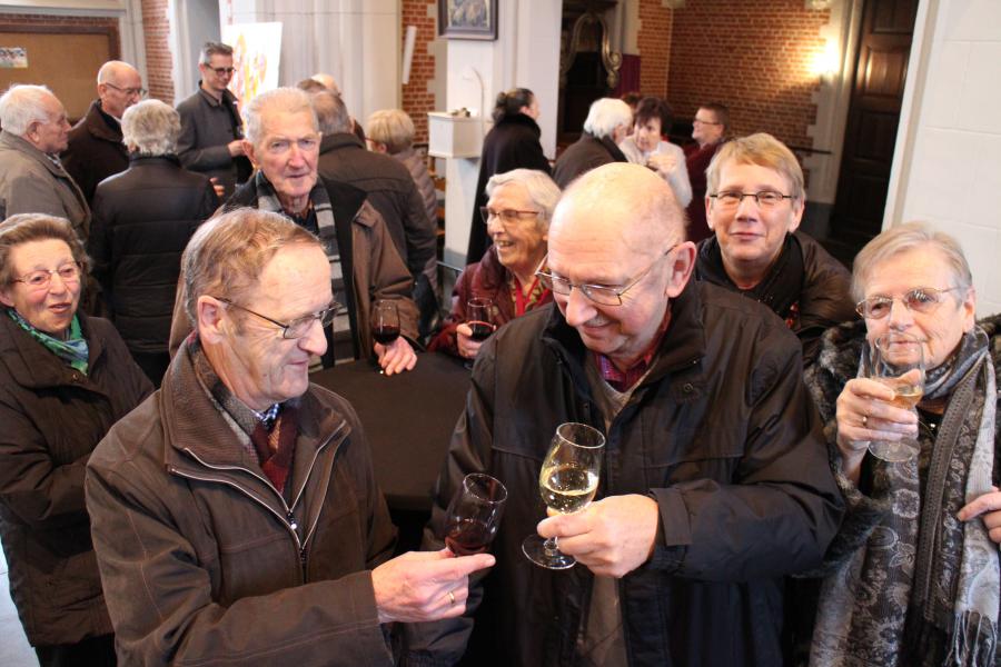 Nieuwjaarsdrink in de kerk © RvH