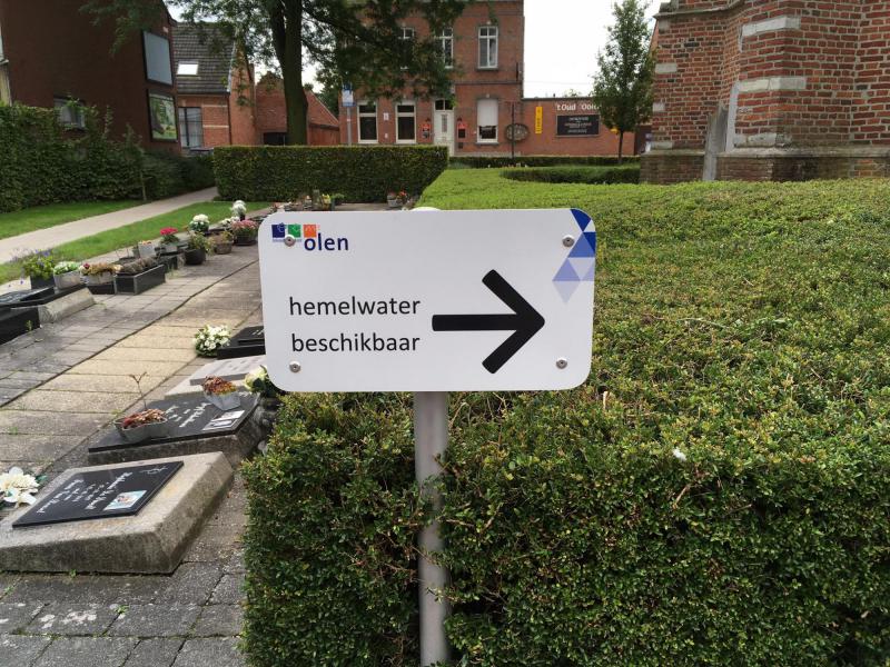 Zo vindt zeker iedereen de weg. © Sint-Martinus Olen