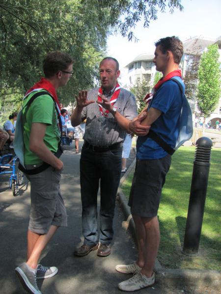 In Lourdes is er veel kans tot ontmoeting © Lourdesbedevaart Antwerpen