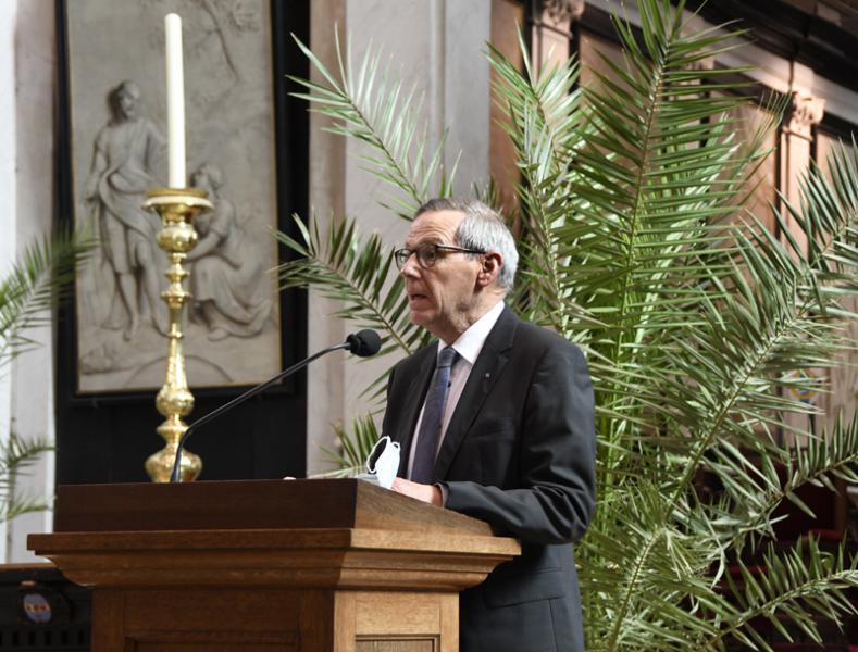 Rector Ludo Collin kan trots terugblikken op een traject van vijf jaar.  © Firmin De Maitre