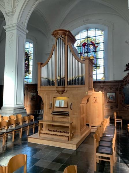 Orgel in de Sint-Pieterskerk van Meerbeke © Frederik Van Rampelberg