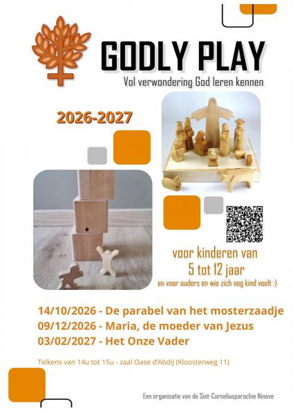 Godly Play 2026-2027 in de Sint-Corneliusparochie Ninove © Krista De Vos