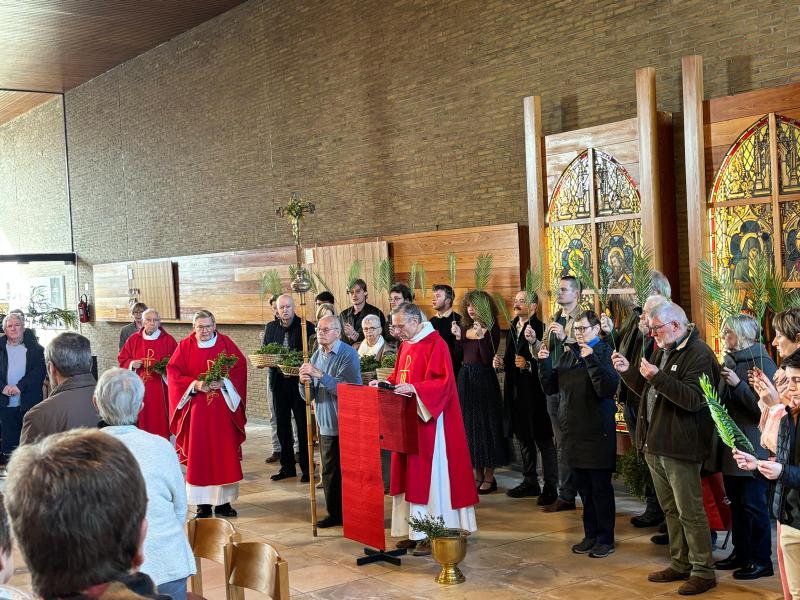 Palmviering @kerk Vichte 