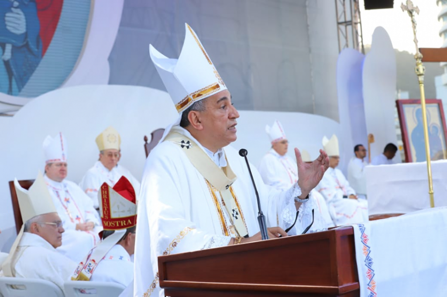 Jose Domingo Ulloa Mendieta, de aartsbisschop van Panama Stad en gastheer van de Wereldjongerendagen © WJD Panama 2019