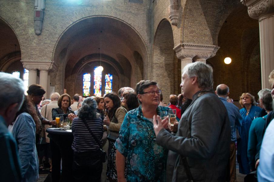 sfeerbeelden van de receptie © Annelies Van Heyst