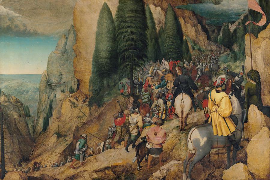 Pieter Bruegel de Oude 1526/1530-1569, De bekering van Paulus © Kunsthistorisches Museum Wenen