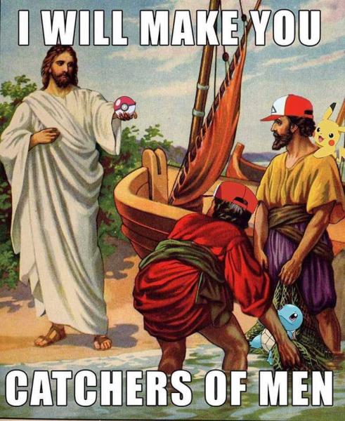 De 'Pokémon-kerk' inspireerde al de eerste grappenmakers op sociale media.